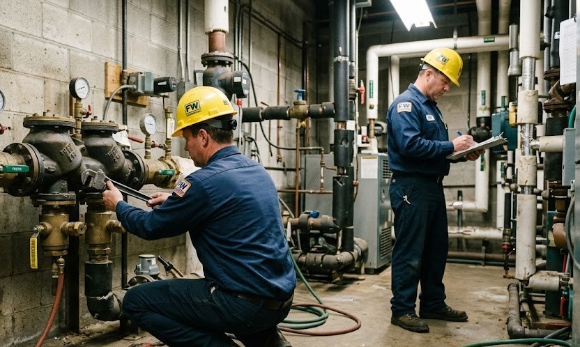 Commercial plumber serving a Benbrook TX business